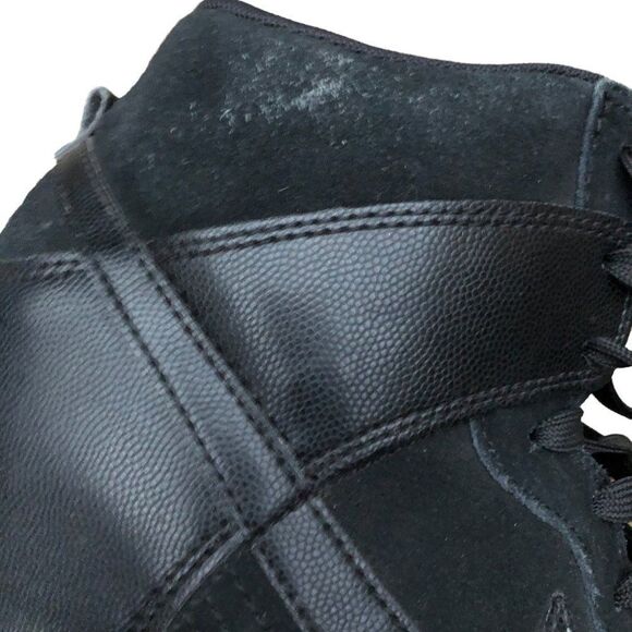 RARE 2013 Nike Dunk Sky High Black Hidden Wedge Heel Size 10 - Picture 7 of 16